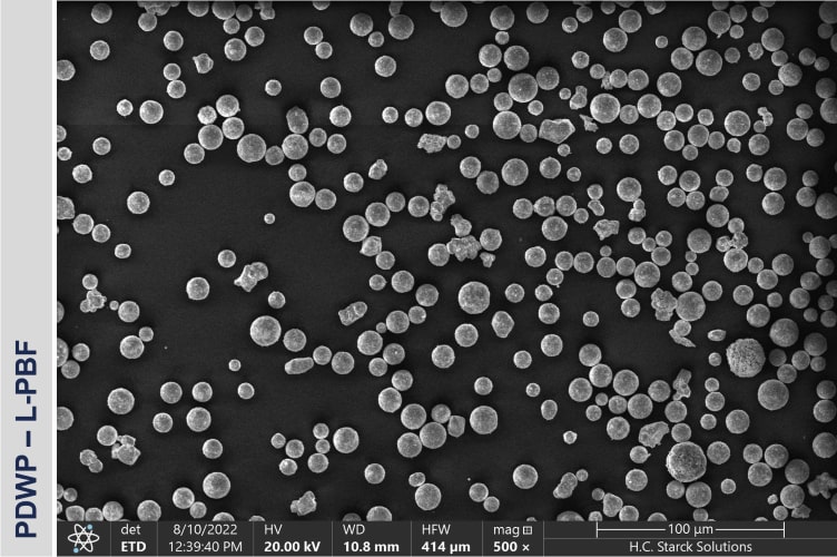 Tungsten Additive Manufacturing Powder PDWP - L-PBF