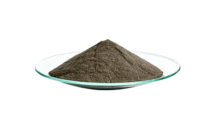 Powder in a clear dish