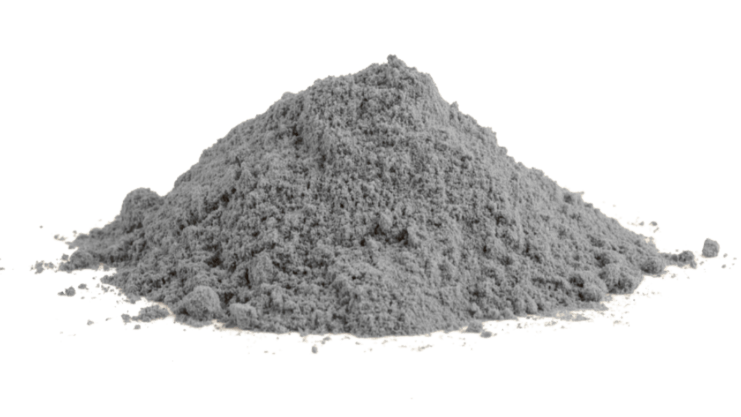 Powder in a pile