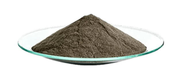 Powder in a clear dish