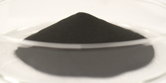 Fine powder in a clear dish