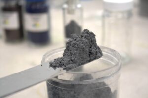 Powder on a flat stick