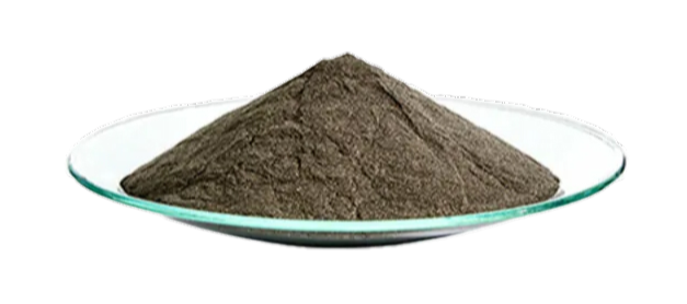 Powder in a clear dish